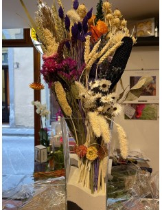 composizione di fiori secchi