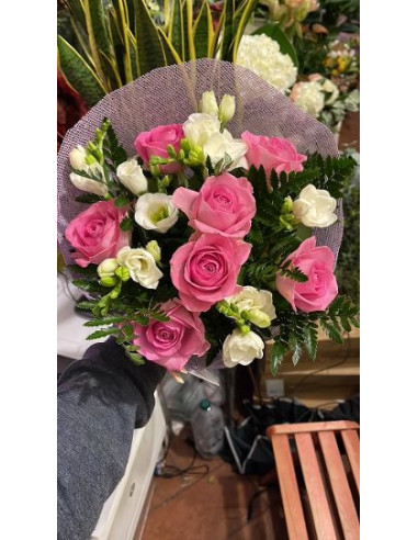 semplice bouquet da passeggio