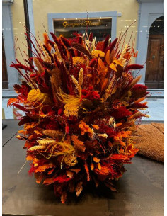 Fiamma di Colori con Fiori Secchi